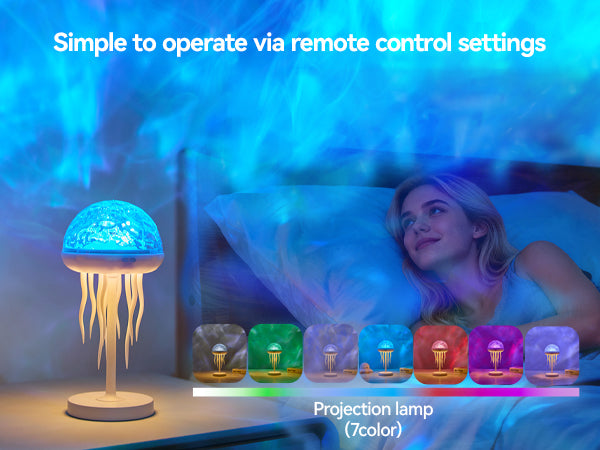 Vivilumens Jellyfish Lamps Projector RGB Night Lights