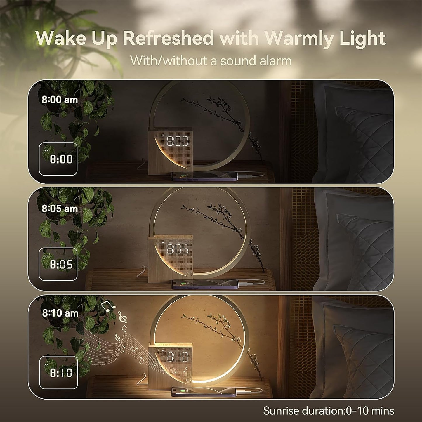Vivilumens 5 in 1 Sunrise Alarm Clock
