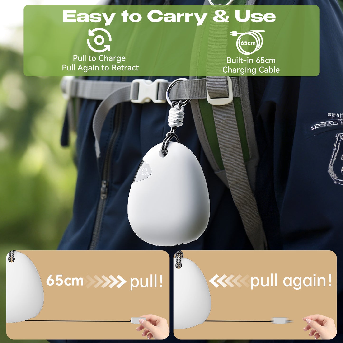 Vivilumens 10000mAh Fast Charging Outdoor Power Bank