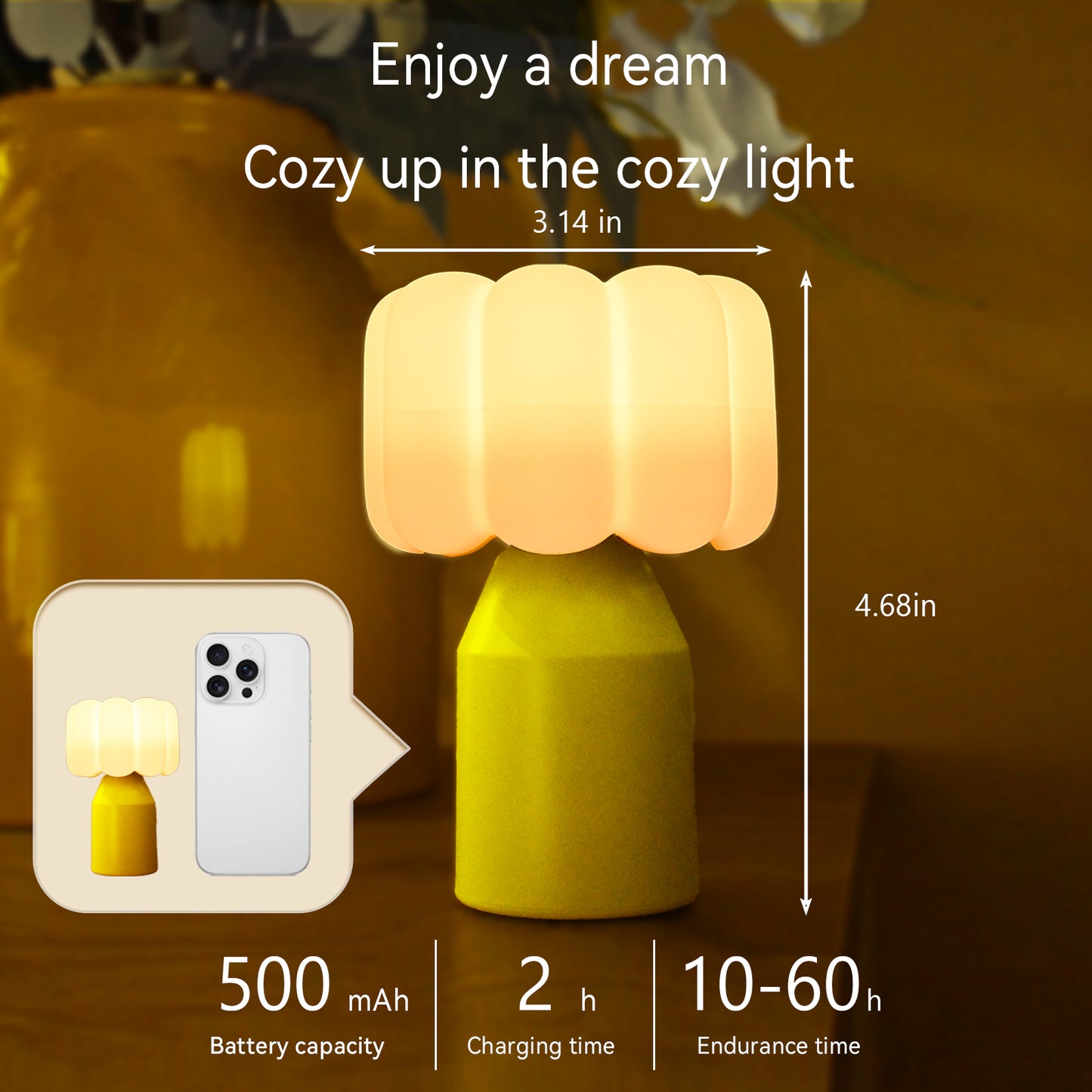Vivilumens Novelty Flower Night Light for Kids