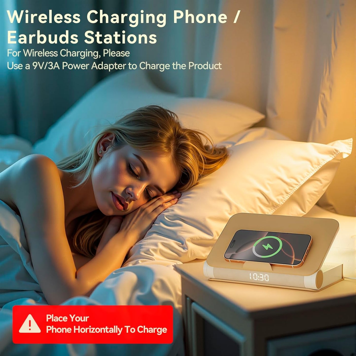 Vivilumens Book Lamp Sunrise Alarm Clocks
