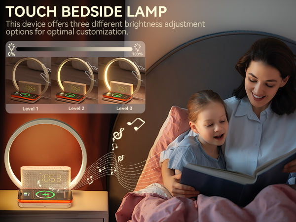 Vivilumens Sunrise Alarm Clock – Wake-Up Light, Wireless Charging & White Noise