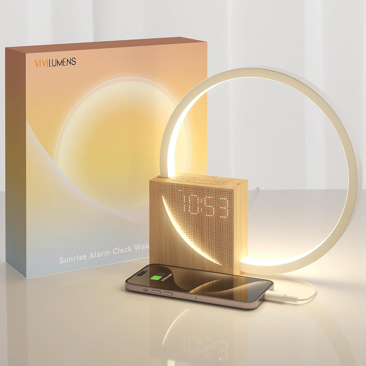 Vivilumens Classic Sunrise Alarm Clock, manufacturer product image