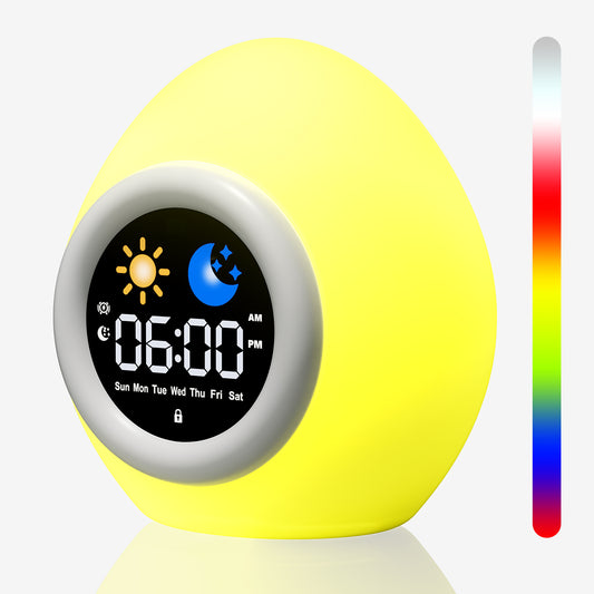 Vivilumens Alarm Clock for Kids Toddlers-Egg