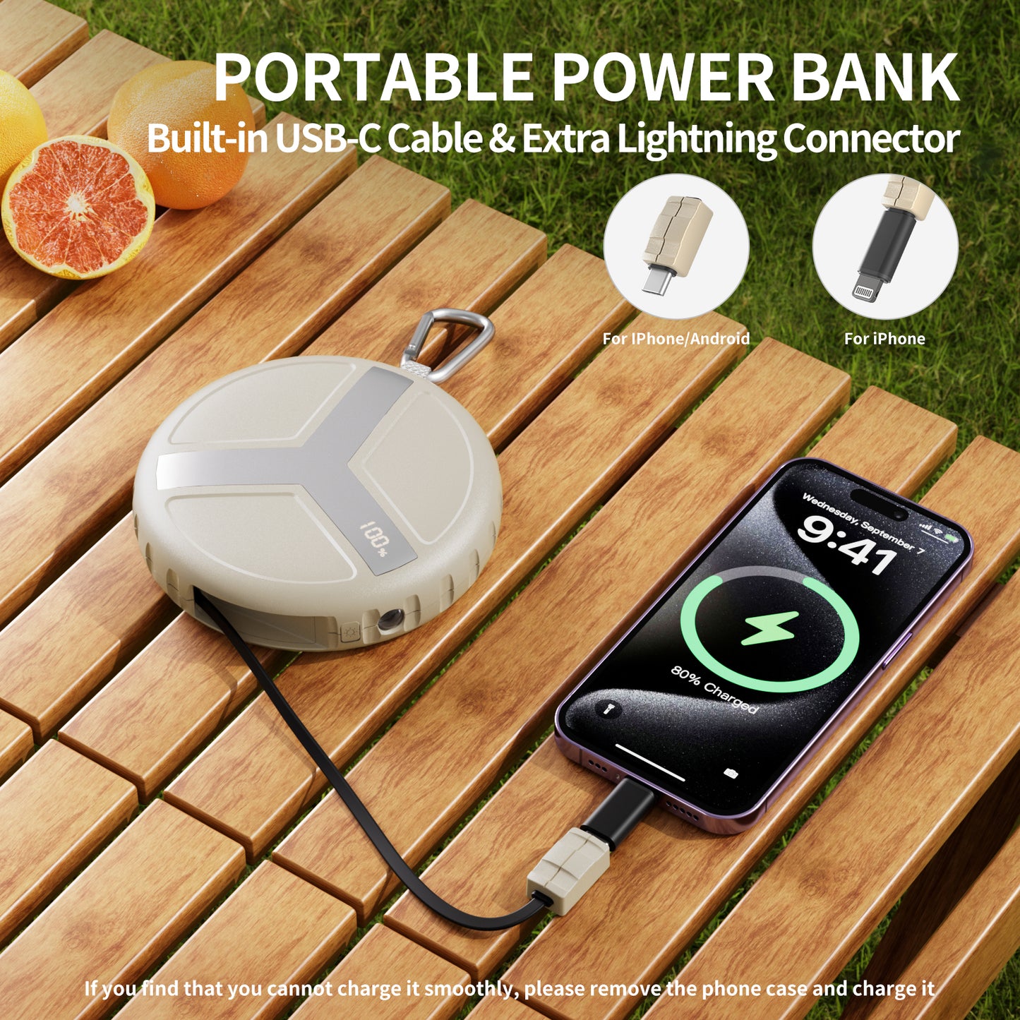 Vivilumens 10000mAh Fast Charging Outdoor Power Bank