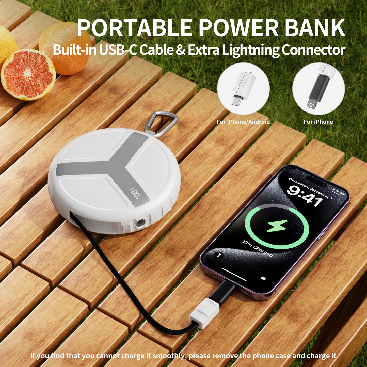 Vivilumens 10000mAh Fast Charging Outdoor Power Bank