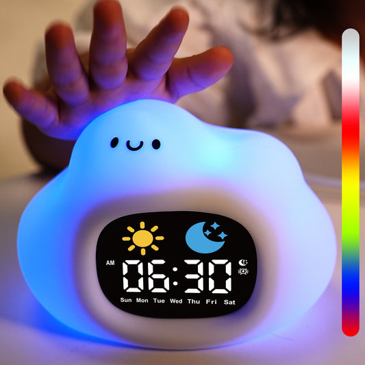 Vivilumens Alarm Clock for Kids Toddlers-Cloud