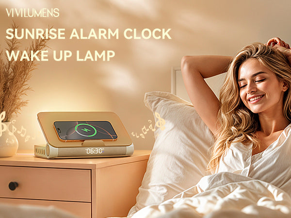 Vivilumens Book Lamp Sunrise Alarm Clocks