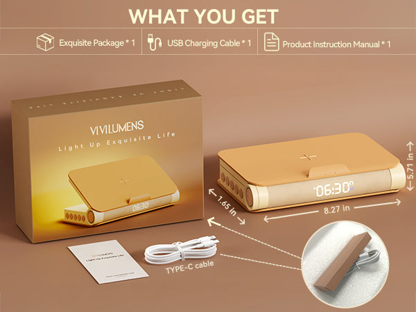 Vivilumens Book Lamp Sunrise Alarm Clocks