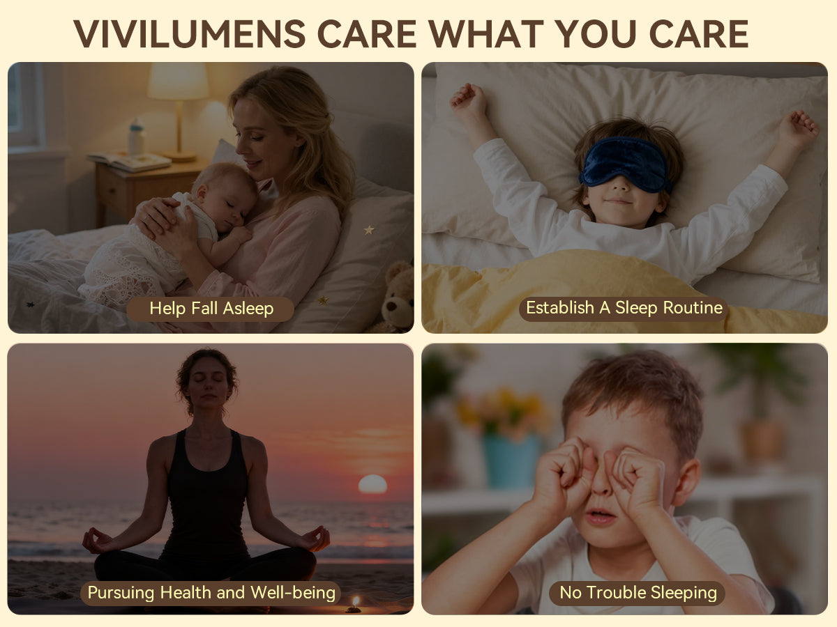 Vivilumens Wooden Sunrise Alarm Clock with White Noise, Dual Alarm, Dimmable Digital Clock for Bedroom