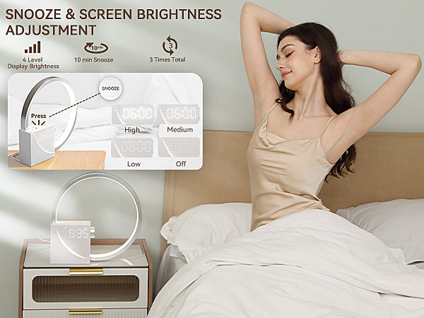 Vivilumens 5 in 1 Sound Machine Sunrise Alarm Clock