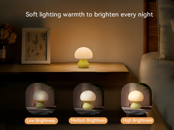 Vivilumens Mushroom Night Light for Kids