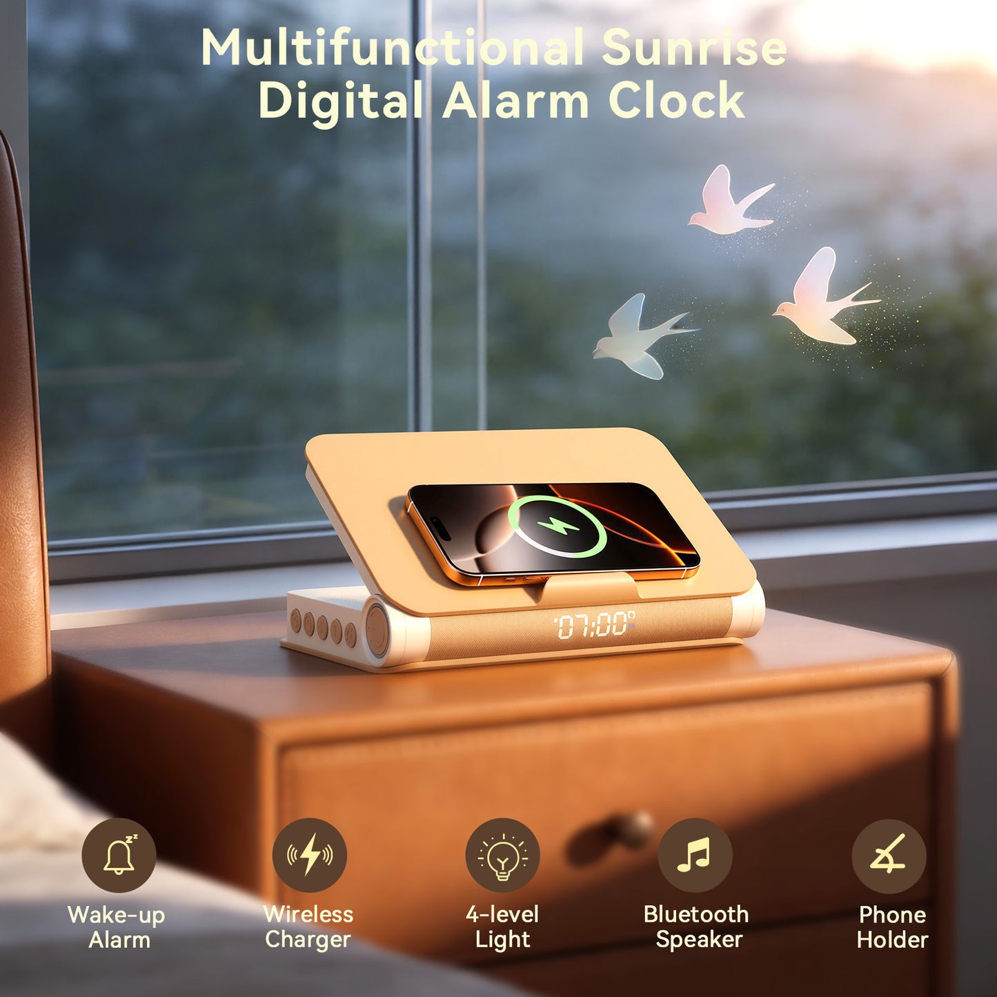 Vivilumens Book Lamp Sunrise Alarm Clock