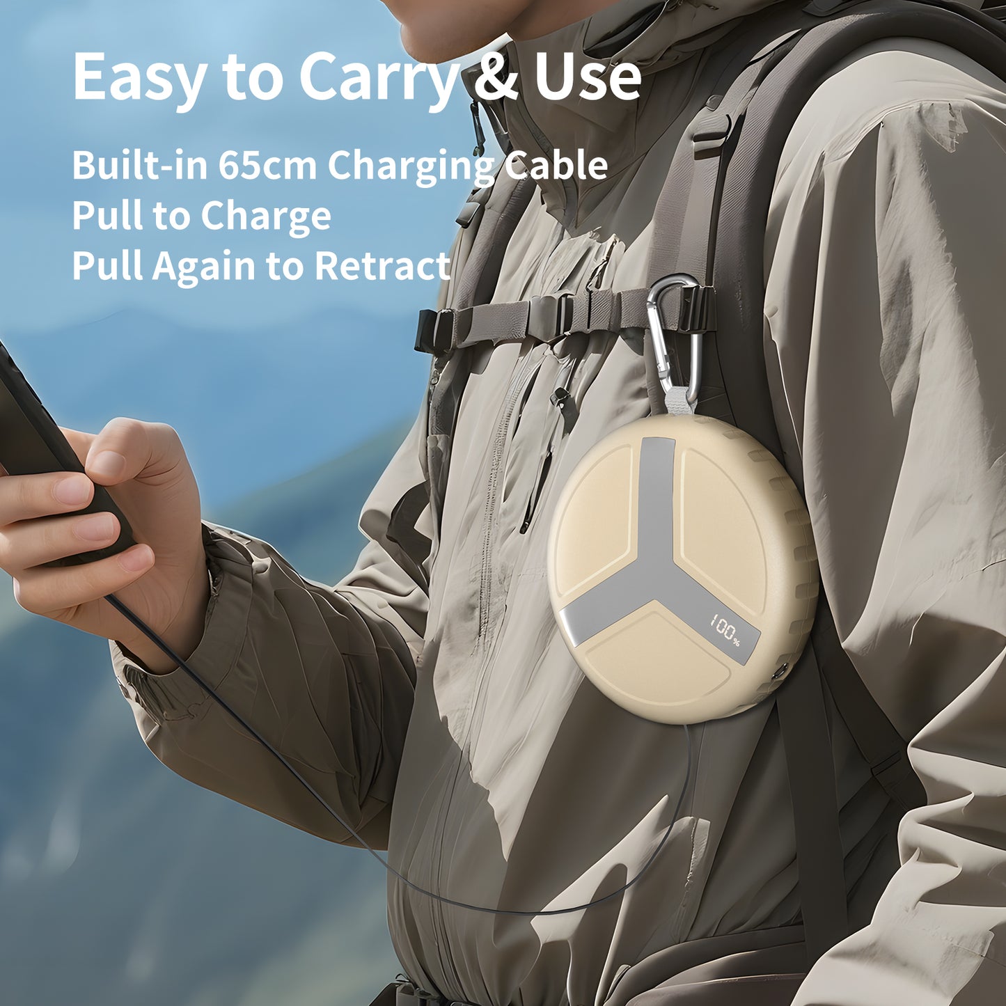 Vivilumens 10000mAh Fast Charging Outdoor Power Bank