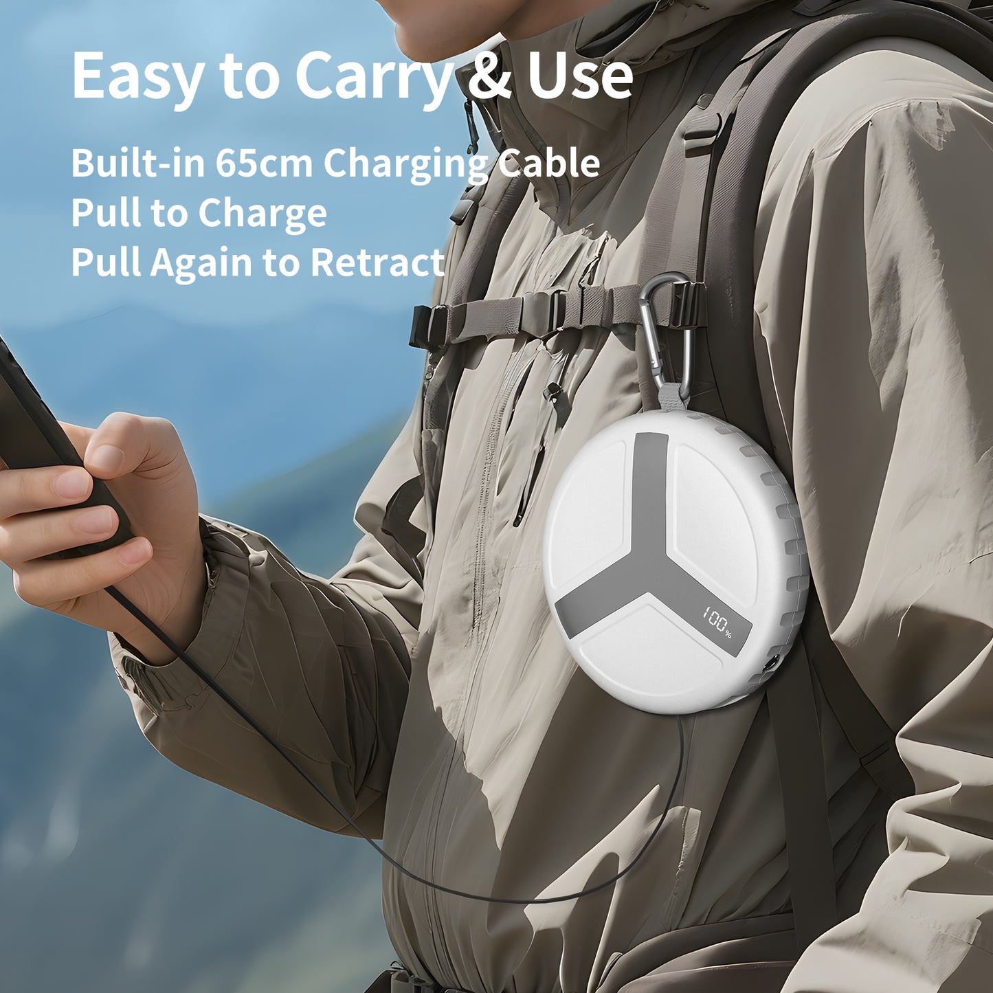 Vivilumens 10000mAh Fast Charging Outdoor Power Bank