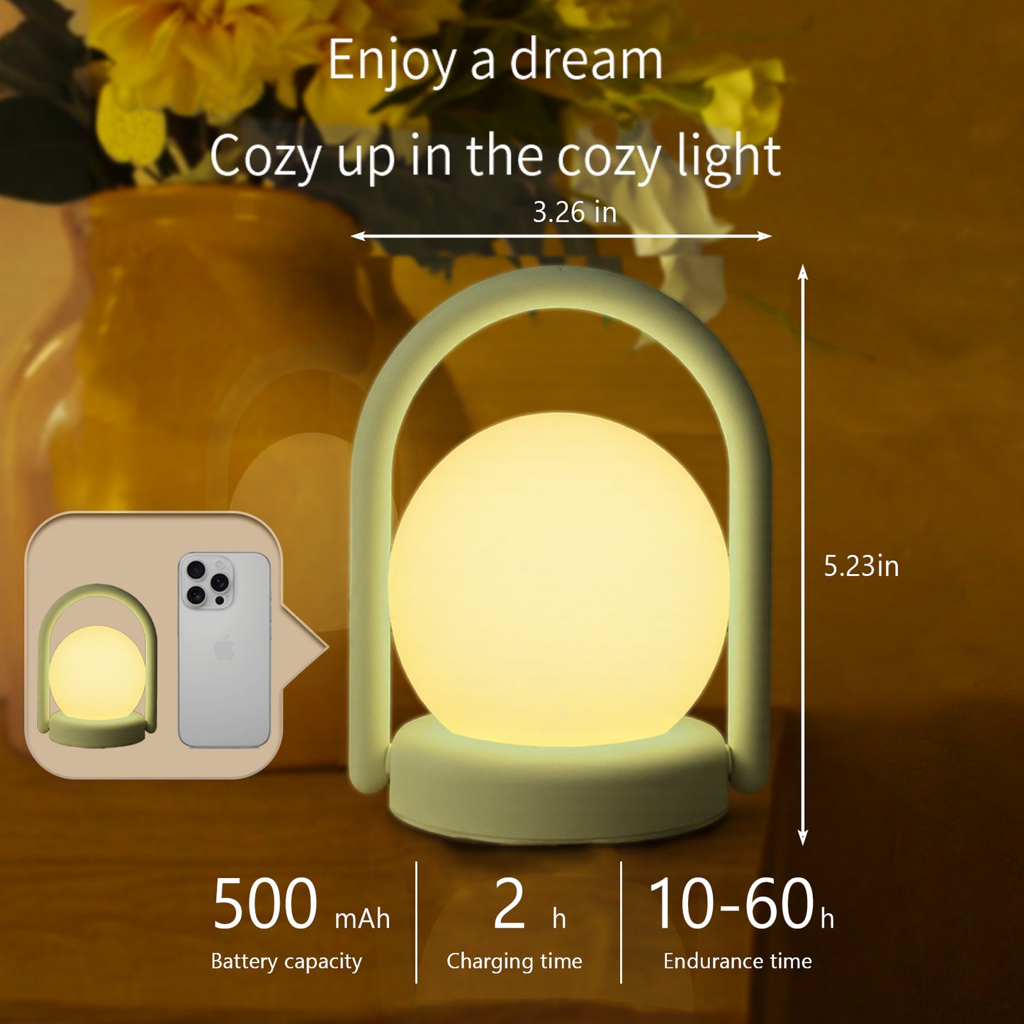 Vivilumens Night Light for Kids Camping Desk Lamp