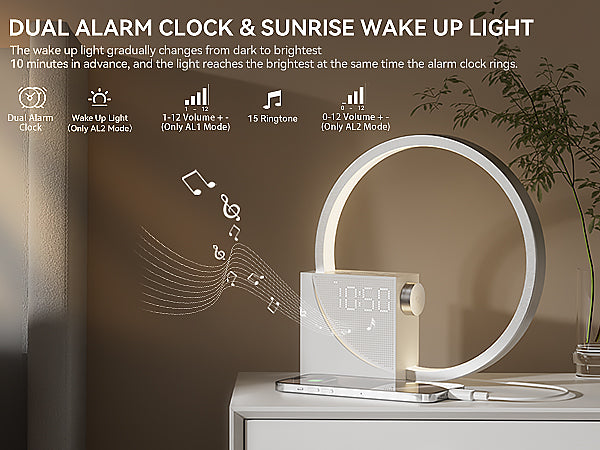 Vivilumens 5 in 1 Sound Machine Sunrise Alarm Clock