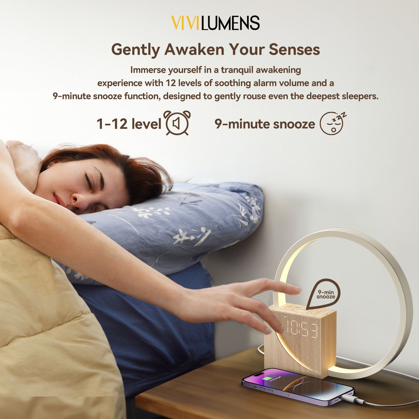 Vivilumens 5 in 1 Sunrise Alarm Clock