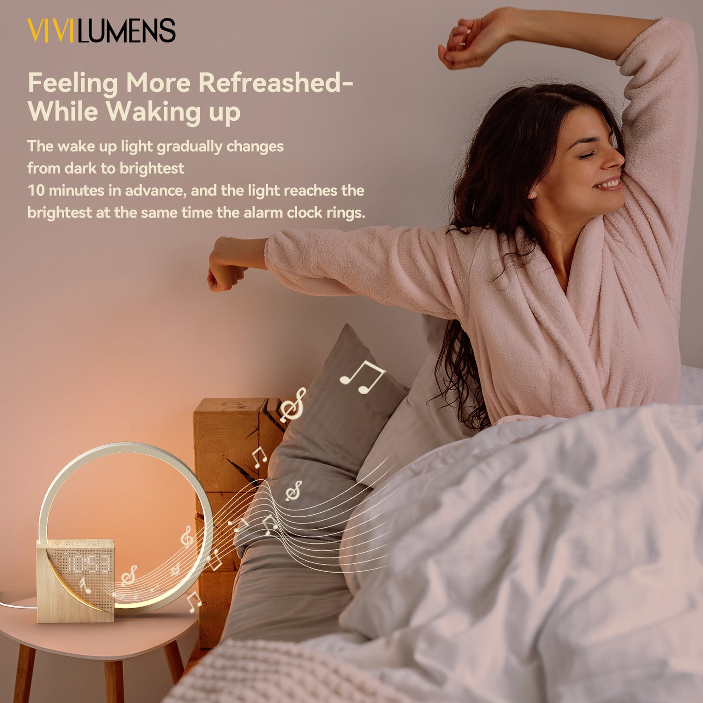 Vivilumens 5 in 1 Sunrise Alarm Clock