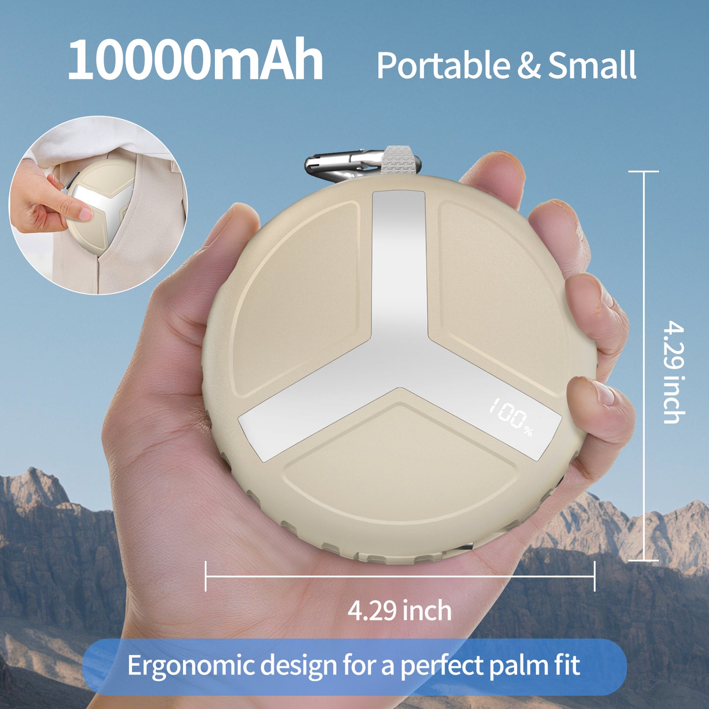 Vivilumens 10000mAh Fast Charging Outdoor Power Bank