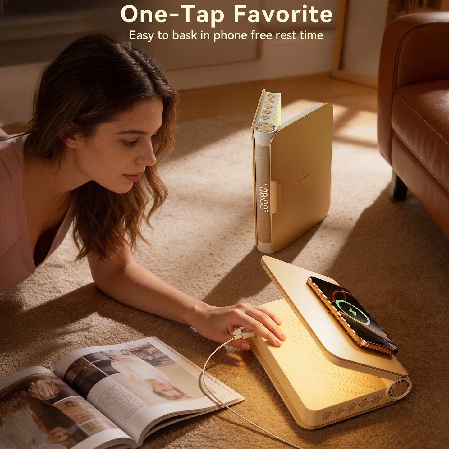 Vivilumens Book Lamp Sunrise Alarm Clock