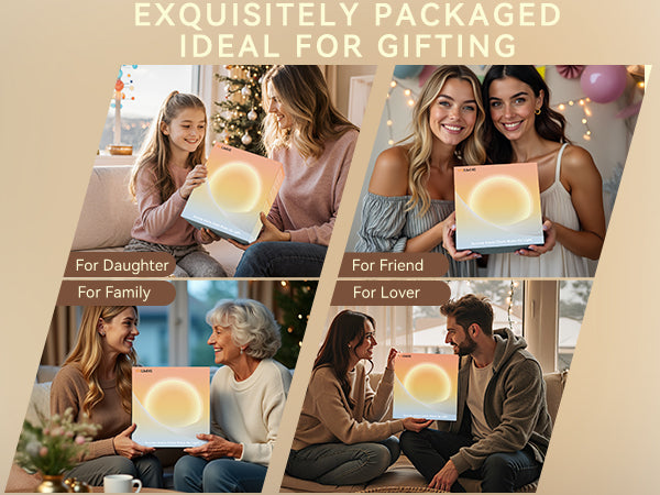 Vivilumens 5 in 1 Sunrise Alarm Clock with White Noise, Touch Night Light & Snooze