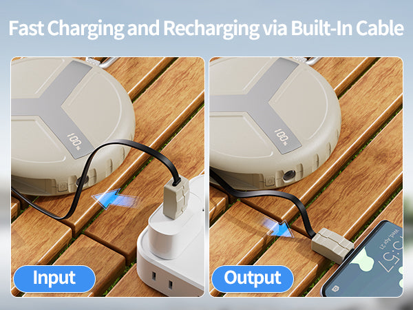 Vivilumens 10000mAh Fast Charging Outdoor Power Bank