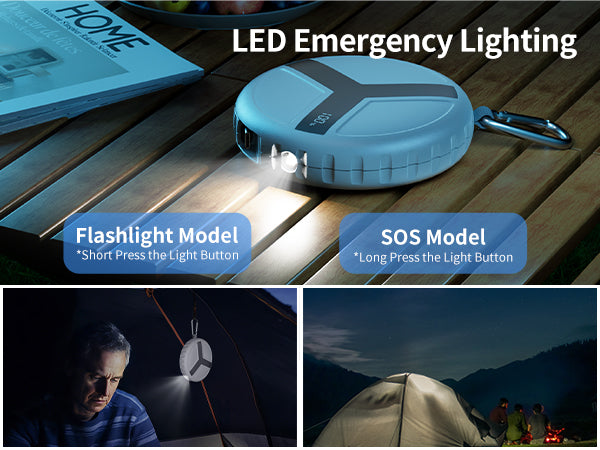 Vivilumens 10000mAh Fast Charging Outdoor Power Bank